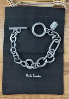 最終値下 新品 PaulSmith マンテル チェーンブレスレットm free②