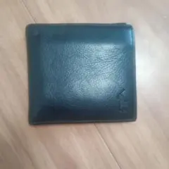 POLO レザー 二つ折り財布 黒