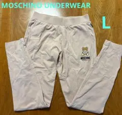 MOSCHINO UNDERBEAR スウェットパンツ ピンク　L