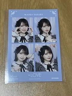 ＝LOVE イコラブ 佐々木舞香 4カットフォト レコ大衣装