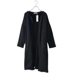 新品✨LOWRYS FARM カノコノーカラーコーディガン(M)ブラック