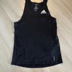 adidas アジゼロ　プライムブルー ブラックタンクトップ