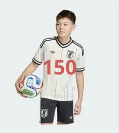 【新品タグ付】キッズ160 サッカー日本代表 アウェイ 半袖レプリカユニフォーム 新品タグ付】キッズ160 サッカー日本代表 アウェイ 半袖レプリカ