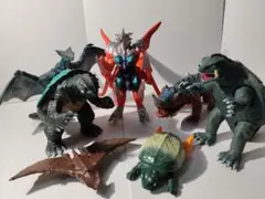 バンダイ、ソフビ、ガメラコレクション
