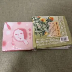 [新品・未開封]　よーじや　あぶらオフミニタオル　尚美堂大判ハンカチ