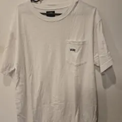 VANS ポケット付き Tシャツ ホワイト Mサイズのサムネイル