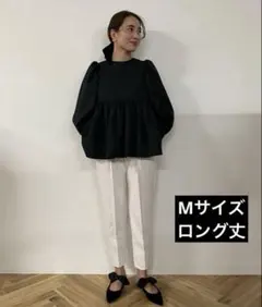 オーガ　OHGA マシュマロパンツ　ロング丈　M 新品 OHGA オーガ マシュマロパンツ M ブラック