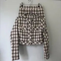 clear 服 セットアップ ツイードジャケット