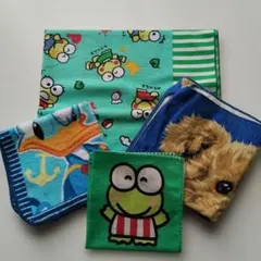 ケロッピのランチクロスとハンカチのセット