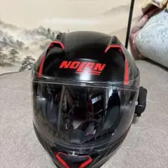 お値下げ中！NOLAN N87 フルフェイスヘルメット ブラック/レッドのサムネイル