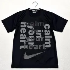 【極美品/22ss】ブラックコムデギャルソン　ナイキ　コラボ　Tシャツ　ブラックのサムネイル