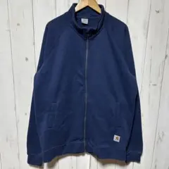 Carhartt カーハート レア フルジップ 刺繍 ロゴ スウェット XL