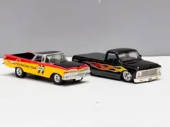 ホットウィール ホットワンズ '80s エルカミーノブラックウォール 2台