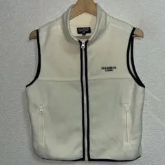 POLO JEANS ポロジーンズ フリースベスト S ホワイト