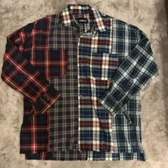 【AJOBYAJO】チェックシャツ 古着グランジ Y2K 韓国ストリート