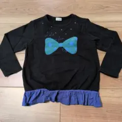 トロワラパン リボンモチーフ トレーナー　チュニック