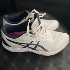 asics ローテジャパン　25.0 バレーボールシューズ ホワイト/ネイビー