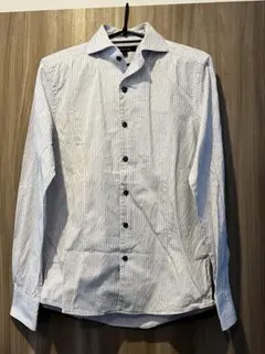 MICHEL KLEIN HOMME ミッシェルクランオム ストライプ長袖シャツ