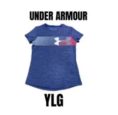 【アンダーアーマー】ヒートギア　美品　半袖Tシャツ　スポーツ　キッズ　YLG