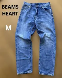 【BEAMS HEART】ビームスハート　ストレート デニムパンツ　メンズMのサムネイル