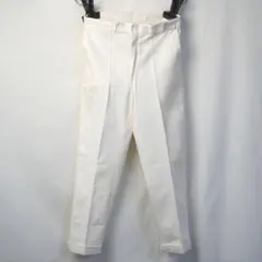 50s60s ビンテージ ホワイトコットン ワークパンツ アルミジップのサムネイル