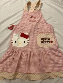 【希少♡レトロ】サンリオ ハローキティ エプロン 超レア 平成レトロ ピンク