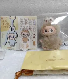 【正規品】ラブブPIN FOR LOVEぬいぐるみペンダント（B）