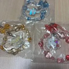 サンリオキャラクターズ キラキラビーズチャーム シナモン ポムポムプリン キティ