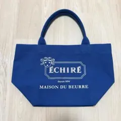 【新品・未使用】ECHIRE エシレ 舟型トートバッグ ブルーのサムネイル