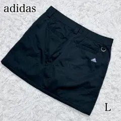 adidas golf✨中綿スカート L 黒 ゴルフ 秋冬　ブラック　スポーツのサムネイル