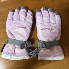 あ*み様 nature スキー、スノーボード、雪遊び用グローブ JMサイズ ピン