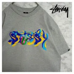 【STUSSY】00s'USA製　Henry Chalfant　コラボ　Tシャツ