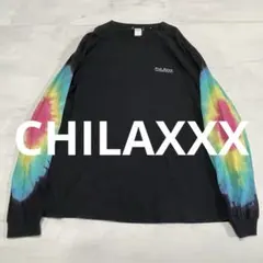 CHILAXXX ボーンロゴ　タイダイ染め長袖Tシャツ　XL