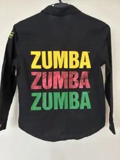ZUMBA ブラック 長袖シャツ YSmallキッズ