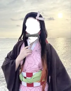 鬼滅の刃 竈門禰豆子 三分妄想 コスプレ 衣装フルセット