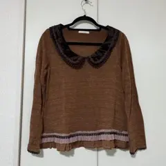 axes femme アクシーズファム　襟付き　トップス　M