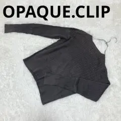 OPAQUE.CLIP オペークドットクリップ（M）長袖カットソー ストレッチ