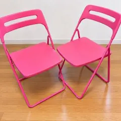 IKEA GENESONジェネソーン レッド×ブルー チェア2脚セット - メルカリ