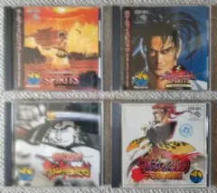【中古】SNK サムライスピリッツ 4本セット neogeoCD
