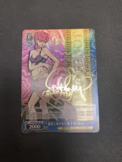 ジョジョの奇妙な冒険 ヴァイスシュヴァルツ 花京院典明 サイン SP ヴァイスシュヴァルツ ジョジョの奇妙な冒険 強固な精神 花京院
