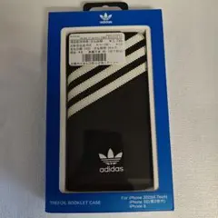 （l45）adidasブラック/ホワイトfor iPhone7/8/SE用