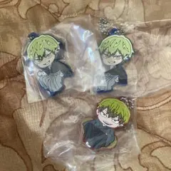 呪術廻戦　ラバーマスコット　禪院直哉　ガチャガチャ　3個セット