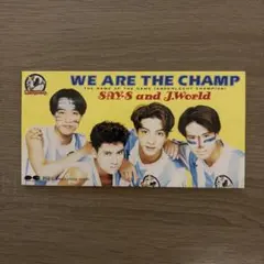 廃盤CD☆SAY'S「WE ARE THE CHAMP」光GENJI - メルカリ