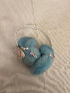 ディズニー ミニー イヤーマフ 耳あて 水色