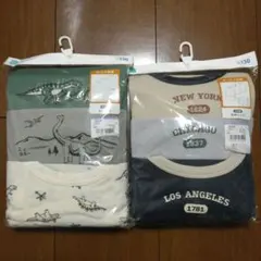 ☆6枚セット☆子供用長袖シャツ　130cm　キッズ用　男の子用下着　肌着