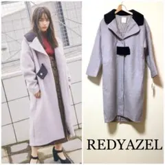 新品　REDYAZEL チェスターコート　ロングコート　バイカラー　S