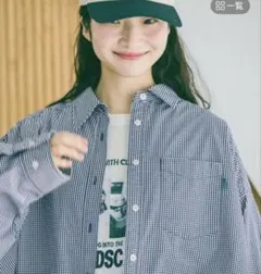 ニコアンド★今季新作★ケアイージーBOYSライクシャツ