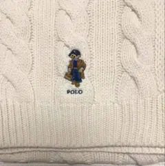 ポロラルフローレン　マフラー　ポロベア刺繍　新品未使用