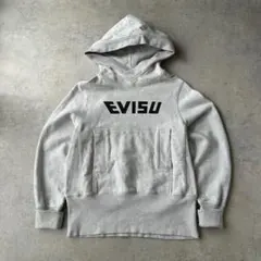 EVISU エヴィス パーカー デカロゴ グレーのサムネイル