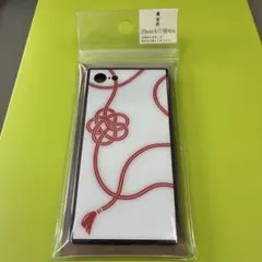 岩座 iPhone 8/7/SE対応 スクエアケース 梅結び繋ぎ